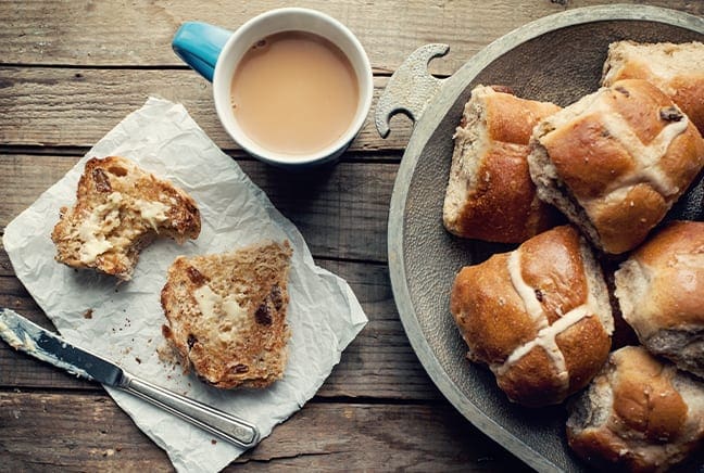 Healthy Hot Cross Buns for Easter