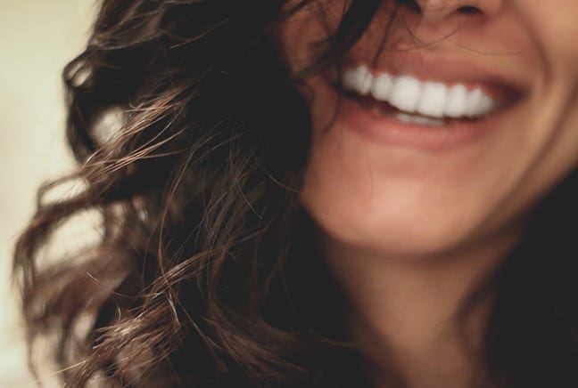 woman smiling happy health