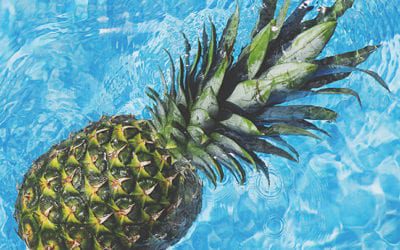 healthy summer holiday pineapple