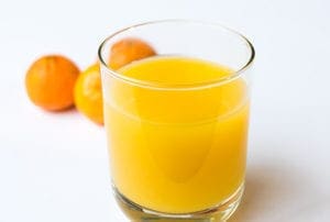 fresh orange juice to boost your immune system