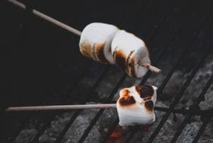 marshmallows for low fat s'mores for slimming and weight loss with The Slimm