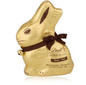 lindt dark chocolate gold bunny for a healthier easter for weight loss and slimming