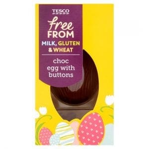 tesco chocolate egg with buttons free from for a healthy Easter for Weight Loss and Slimming