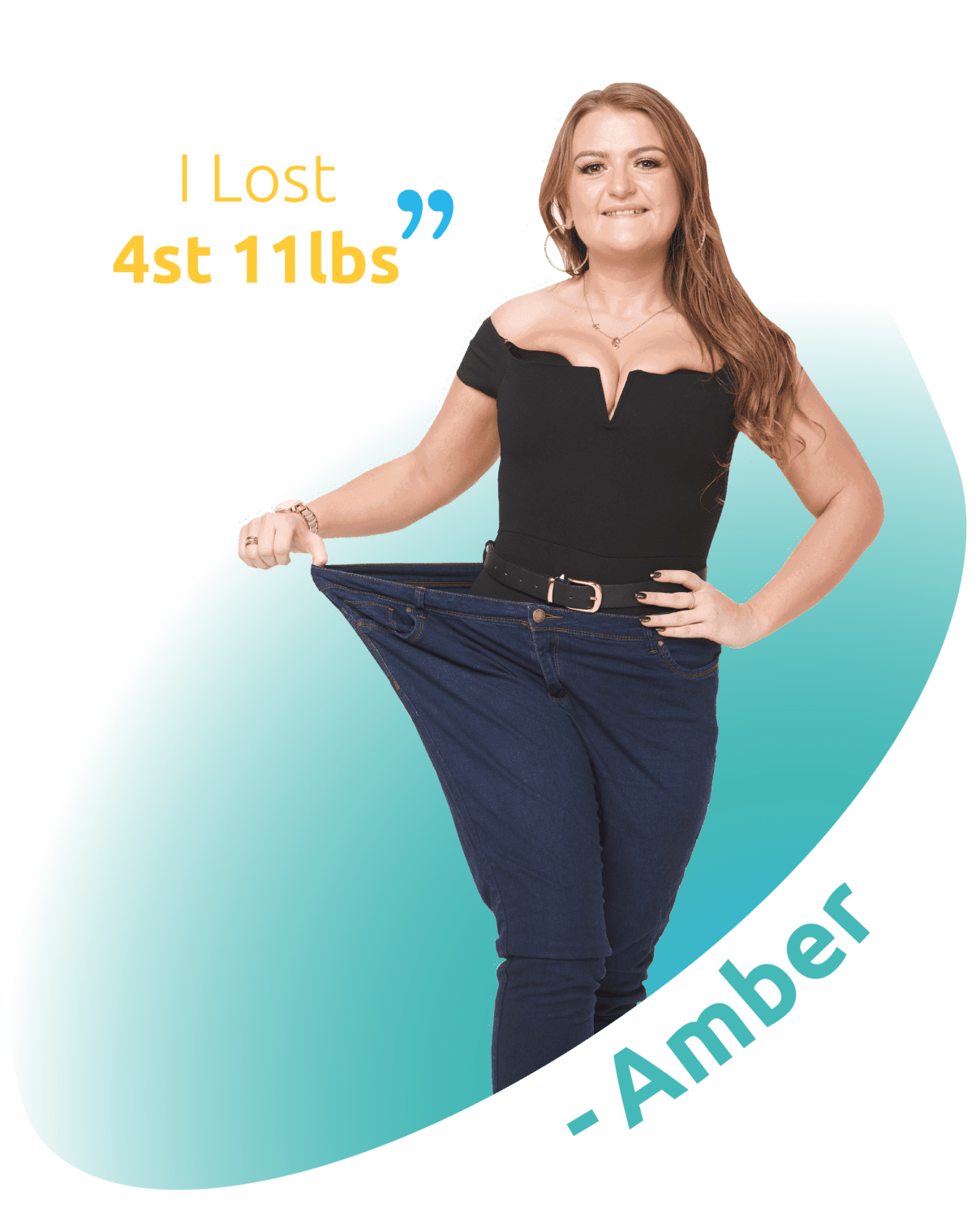 Amber lost 4st 11lbs