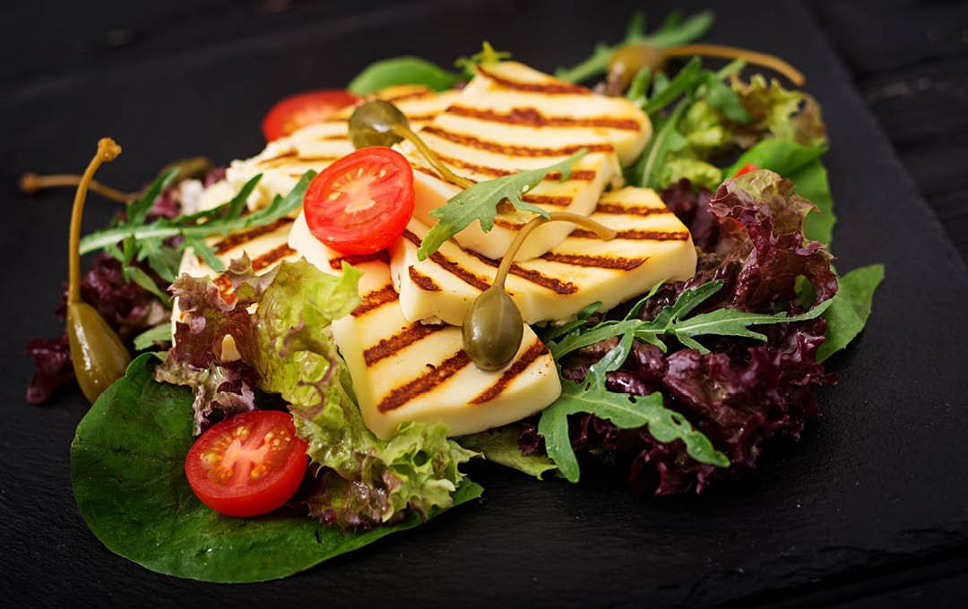 April Diet Plan Week 1 – Recipe 3 Lentil And Halloumi Salad