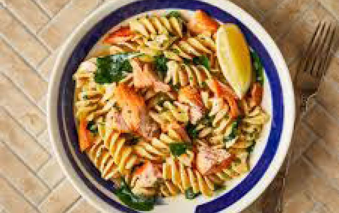 April Diet Plan Week 2 – Recipe 8 Salmon Pasta
