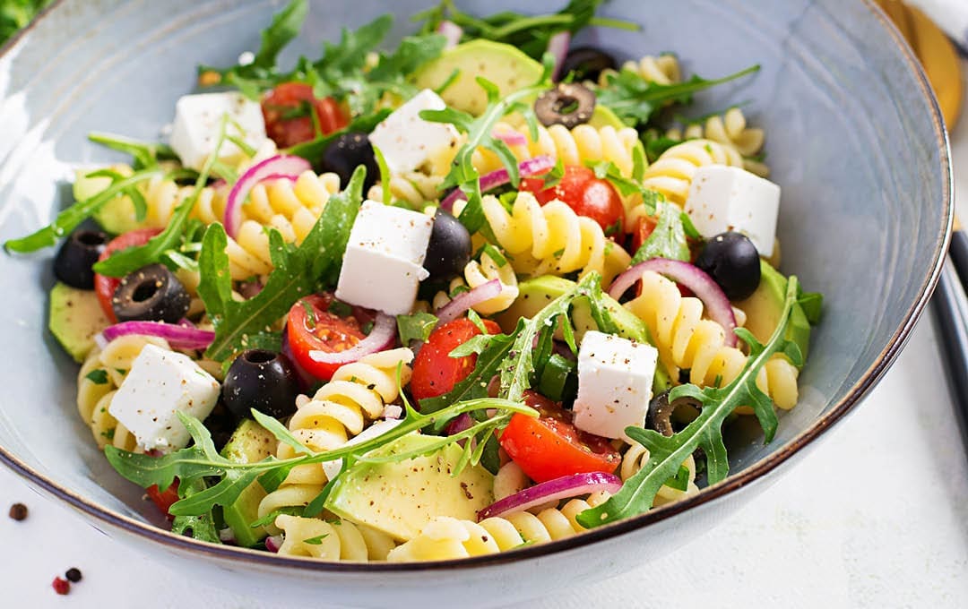 April Diet Plan Week 2 – Recipe 5 Greek Pasta Salad