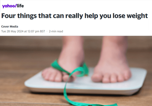 Yahoo News article - help you lose weight